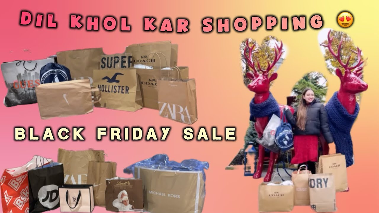 KILDARE VILLAGE SHOPPING ON BLACK FRIDAY 🛍️| YEAR KI SABSE BADI SALE 😍| DUBLIN CITY CENTRE SHOPPING