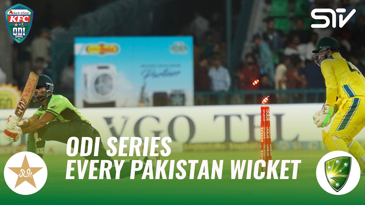 Every Pakistan Wicket | Match Highlights | Pakistan vs Australia | ODI Series 2026 | PCB | M9J1U