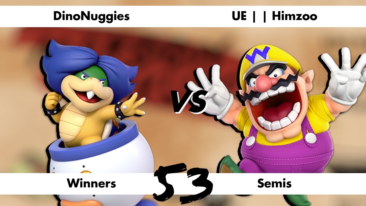 Maroon Mixups #53 - DinoNuggies (Bowser Jr.) Vs. Himzoo (Wario) - Winners Semis