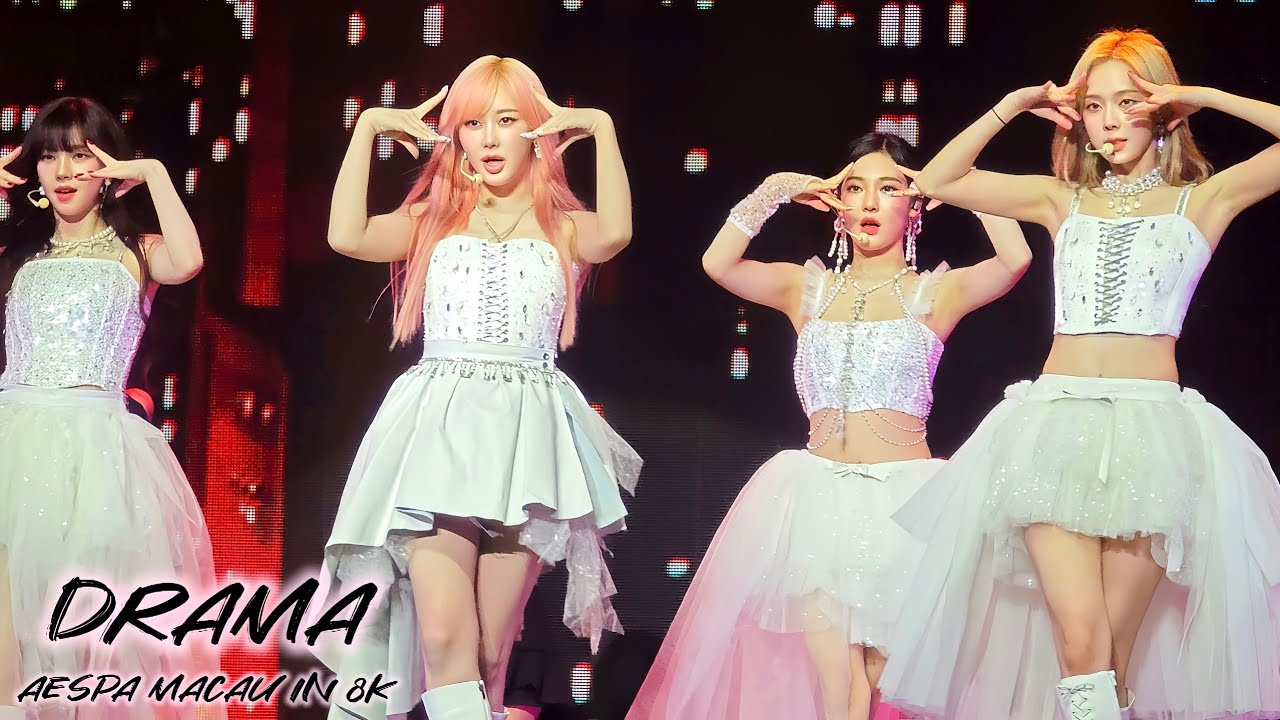 [8K]AESPA(에스파)- DRAMA 22/09/24 DAY2 MACAU SYNK : PARALLEL LINE 8K FANCAM  @aespa