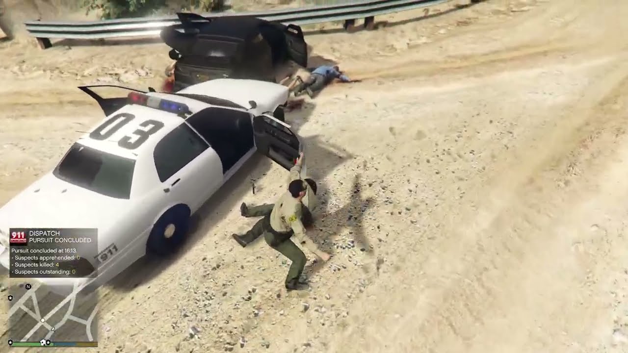 GTA5 POLİCE MOD LSPDFR#  ( Action Chase )