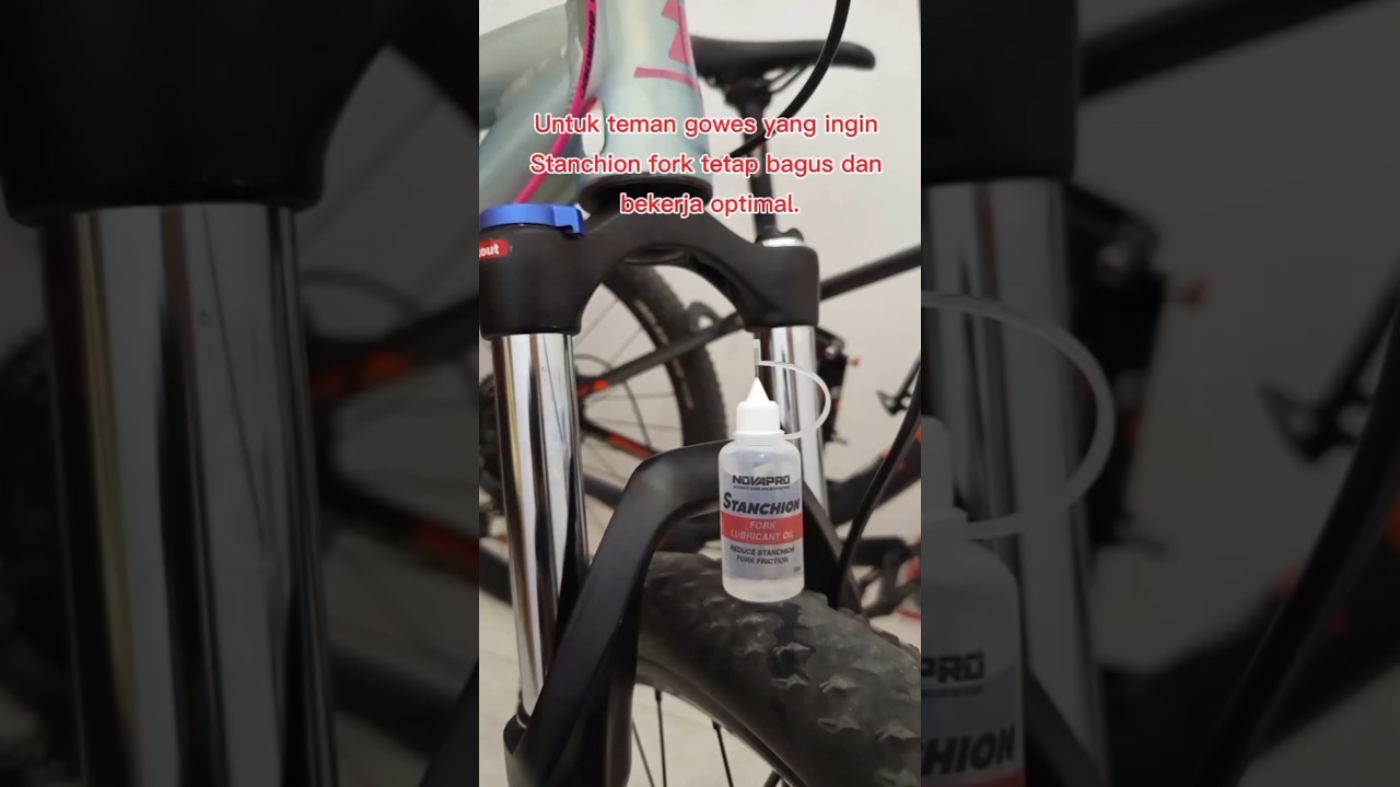 pelumas Fork sepeda // pelumas suspensi / pelumas stanchion #mtb #fork #lubricantfork