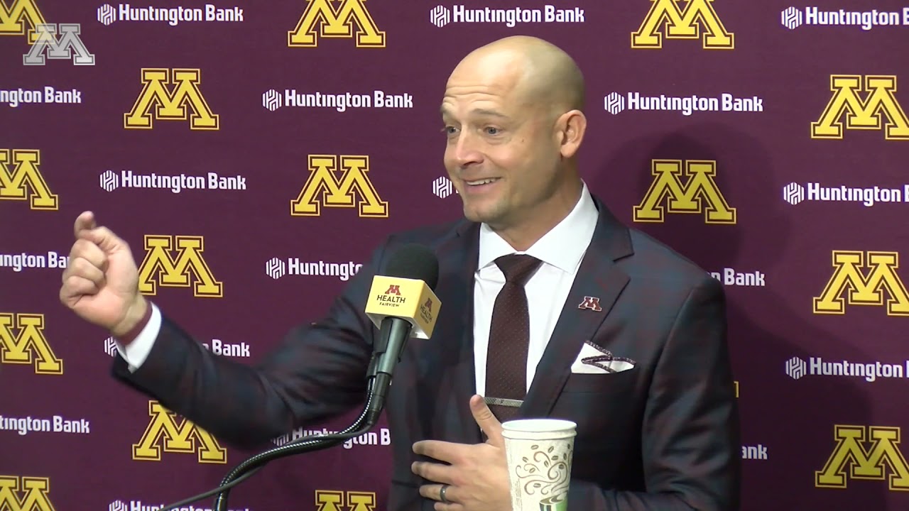 Press Conference: Minnesota head coach P.J. Fleck Reacts to Contract Extension