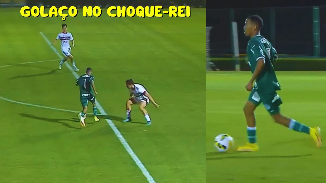 ESTEVÃO DESTAQUE DE 15 ANOS DESTRUIU NO CLÁSSICO | Estevão Willian vs São Paulo | 20/09/2022