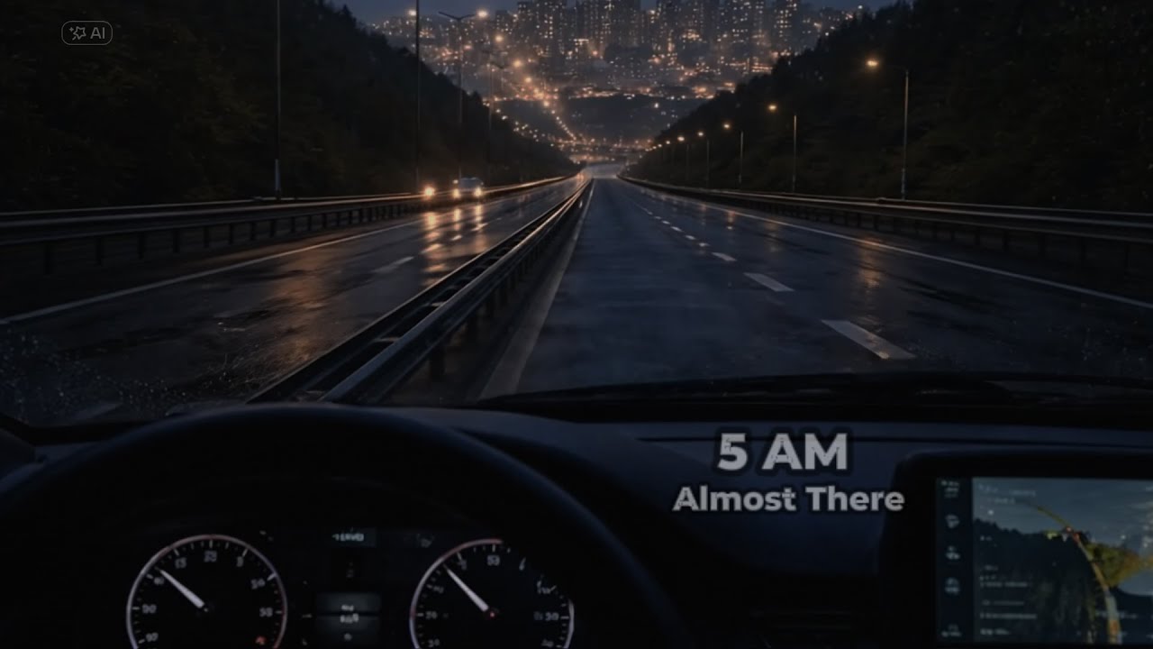 5 AM Night Highway Driving Music | Almost There | 1 Hour