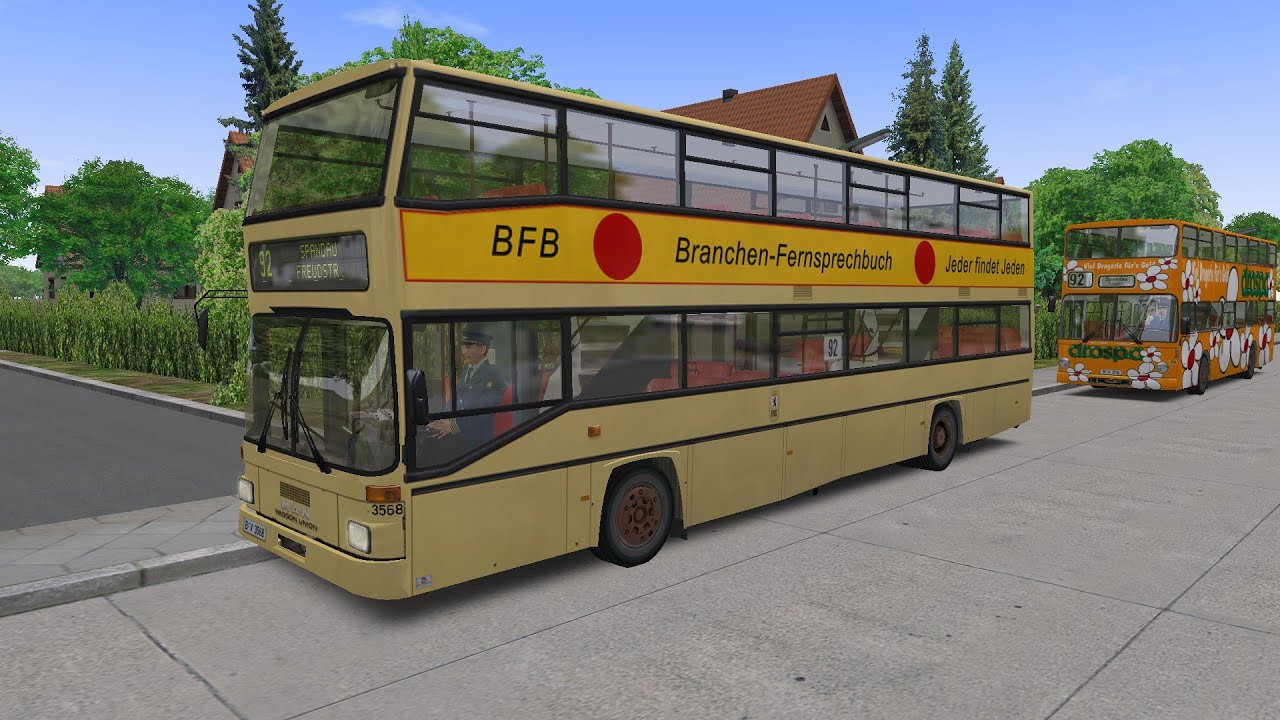 OMSI 2 | Bus Simulator | MAN SD202 | Route 92 To Freudstr | Berlin Map | Let's Play | HD