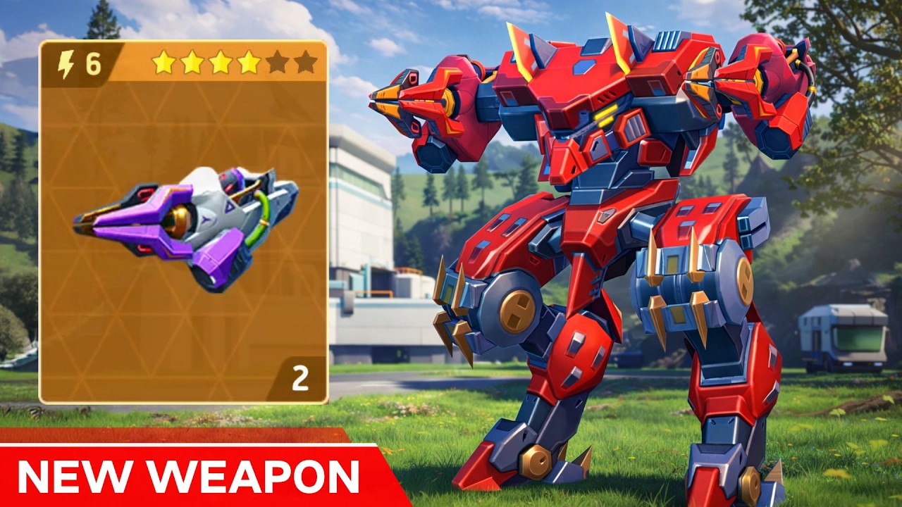 New Weapon COMPOUND BEAM 6 with Tengu - Mech Arena