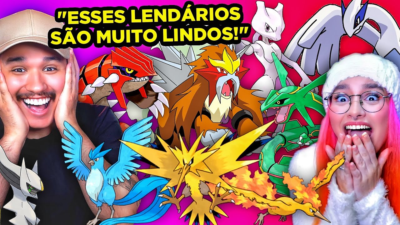 Vamos conhecer todos os pokémons lendários!