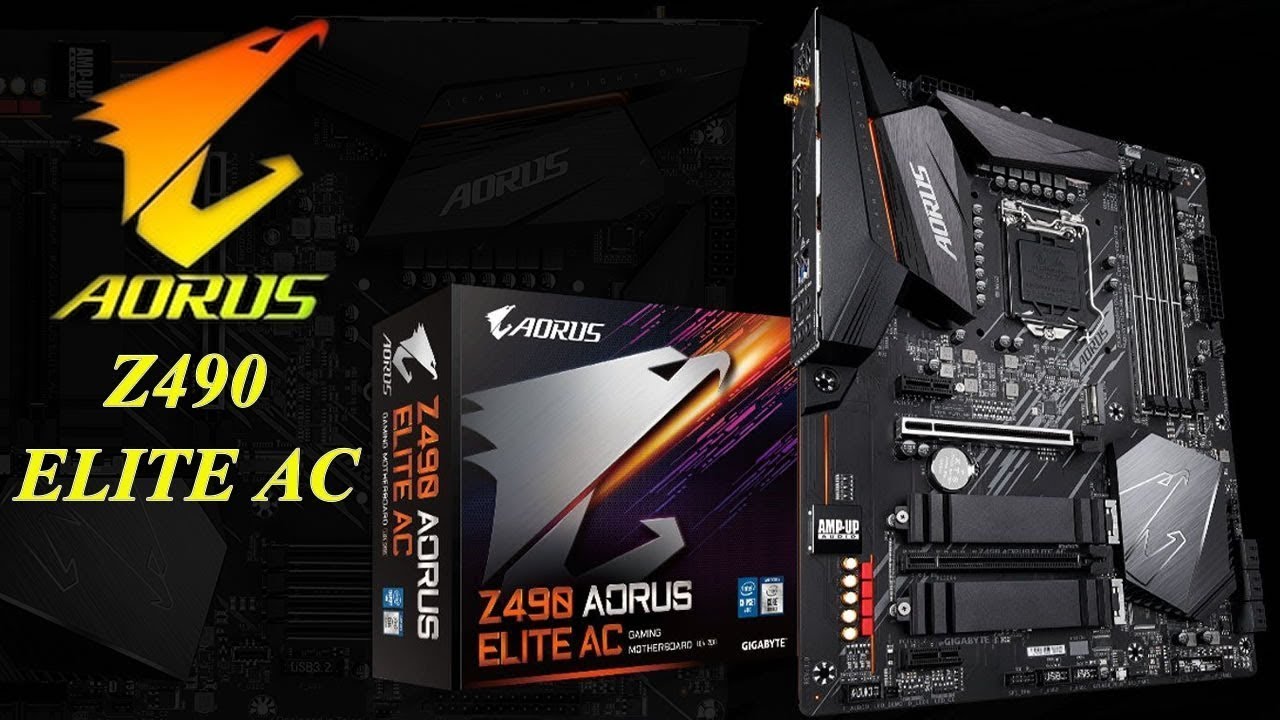 UNBOXING GIGABYTE Z490 AORUS ELITE AC GAMING MOTHERBOARD