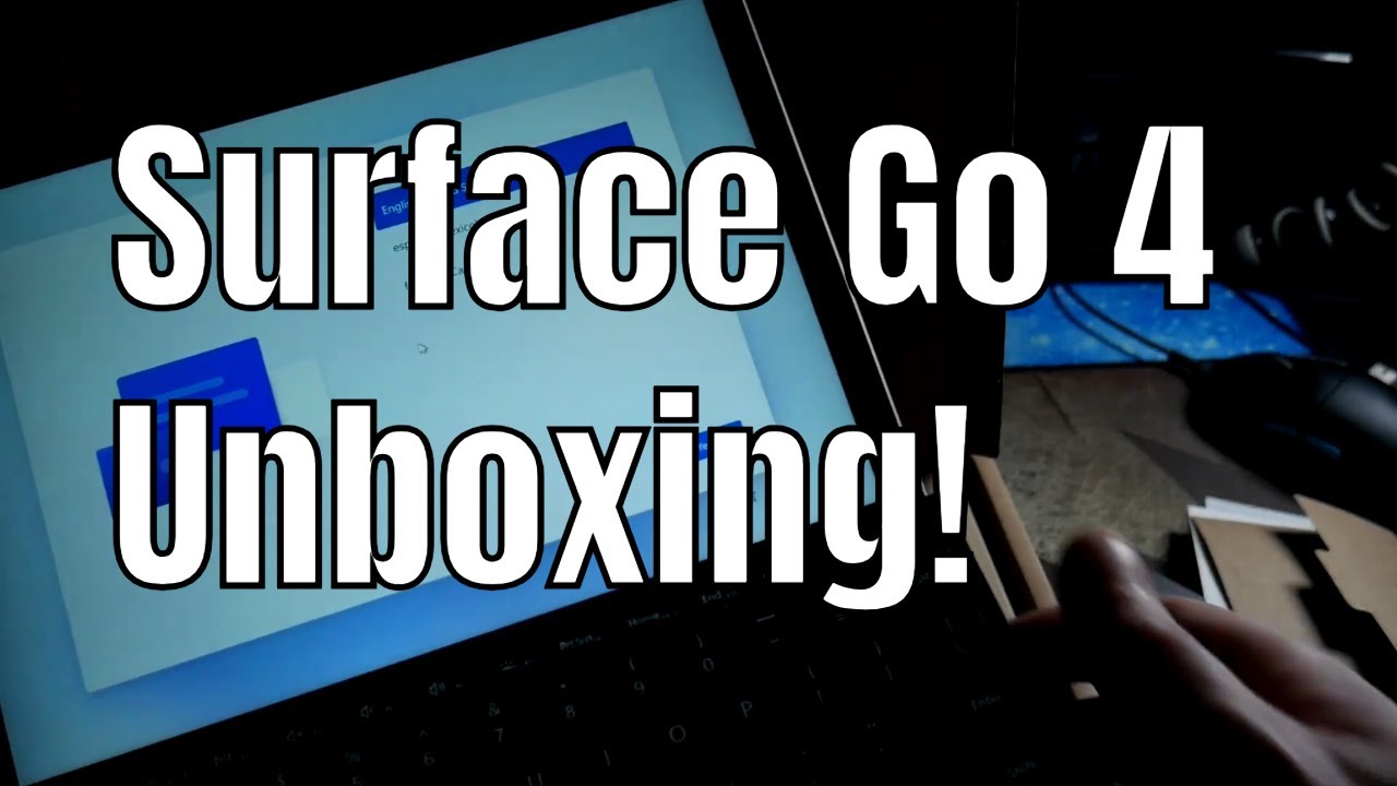 Microsoft Surface Go 4 Quick Unboxing and Type Cover Test!
