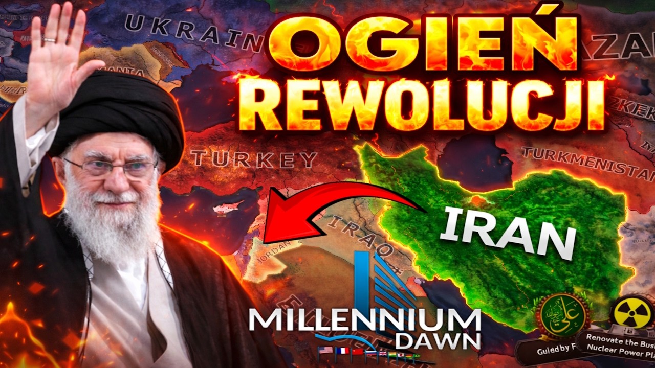 CZY IRAN PRZETRWA WOJNĘ NA BLISKIM WSCHODZIE? | Millennium Dawn: A Modern Day | Hearts of Iron 4
