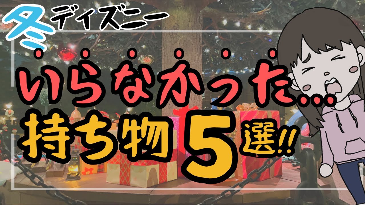 【必需品・不用品】冬ディズニーの持ち物を徹底解説！極寒日の注意点も！【知っておいて欲しいこと】