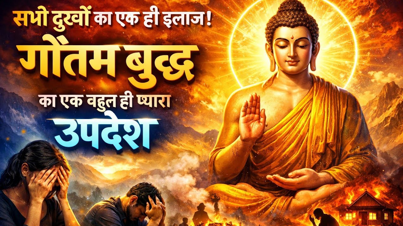सभी दुखों का एक ही इलाज। गौतम बुद्ध का एक बहुत ही प्यारा उपदेश। #gautambudhastory Hindi kahaniyan