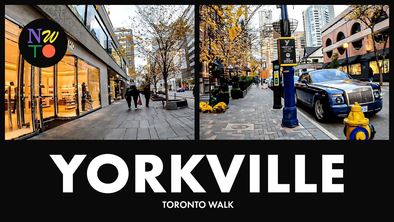 Luxurious Yorkville | Toronto Walk | November 2023