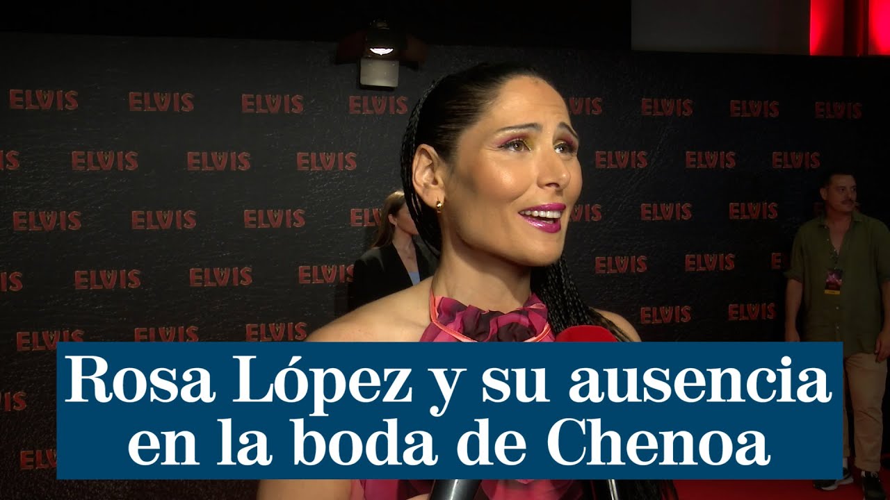 Rosa López y su ausencia en la boda de Chenoa: 