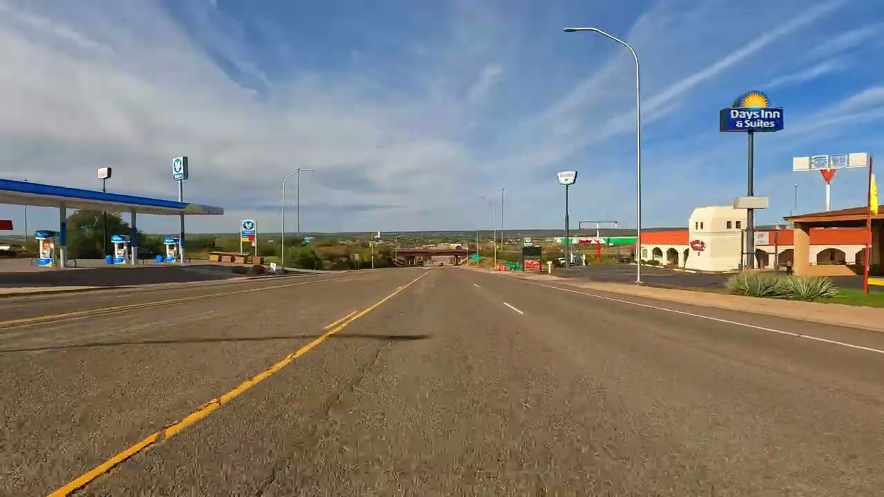 The Santa Rosa New Mexico Experience - Driving Tour - Route 66 - Abandoned Buildings - Gopro Dashcam