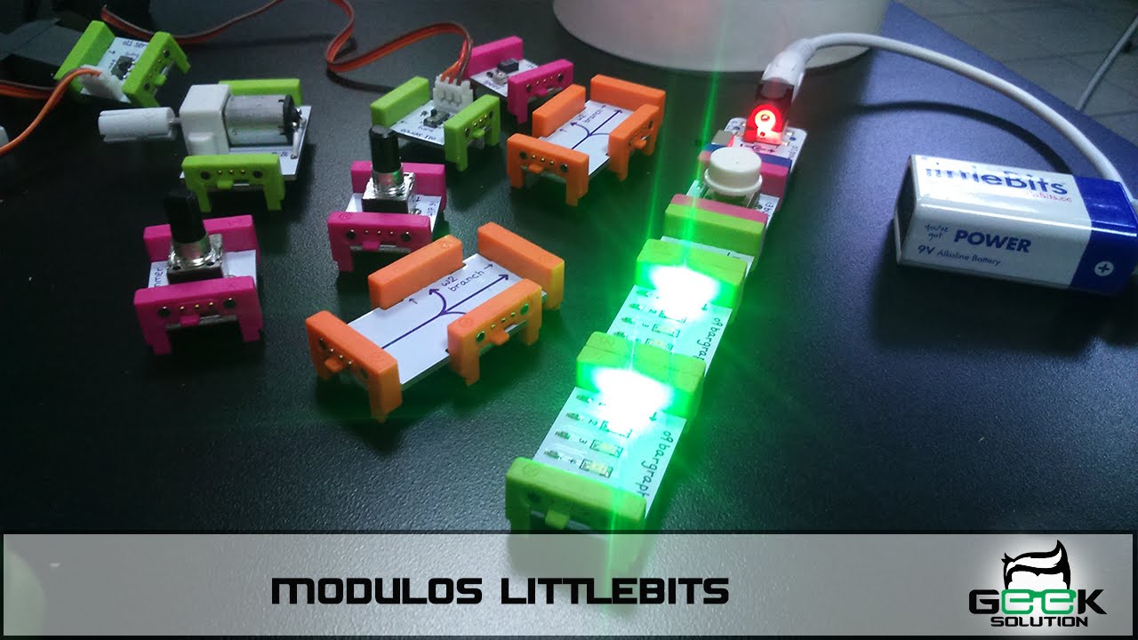 Little Bits - Demostración Módulos Magnéticos  | Geek Solution