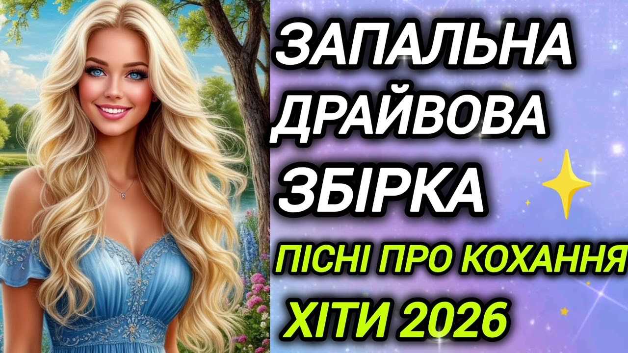 💥 Кращі українські пісні.Чудова запальна музика.Пісні про кохання.Музика для настрою.Хіти.Новинки.