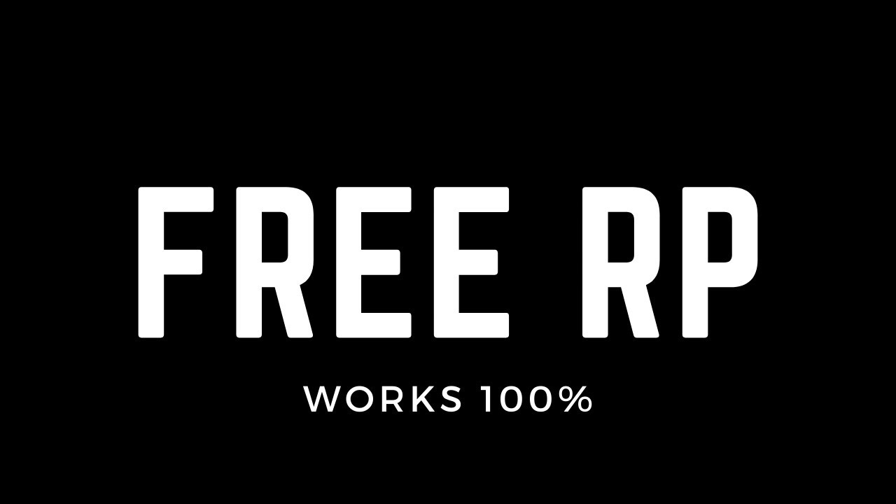 League of Legends - FREE RP (WORKS 2024)