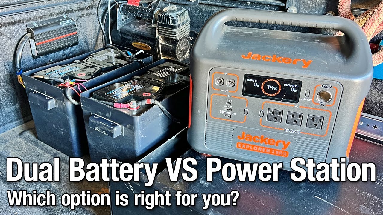 Dual Battery vs Power Station - which options is best for your overlanding/car camping needs?
