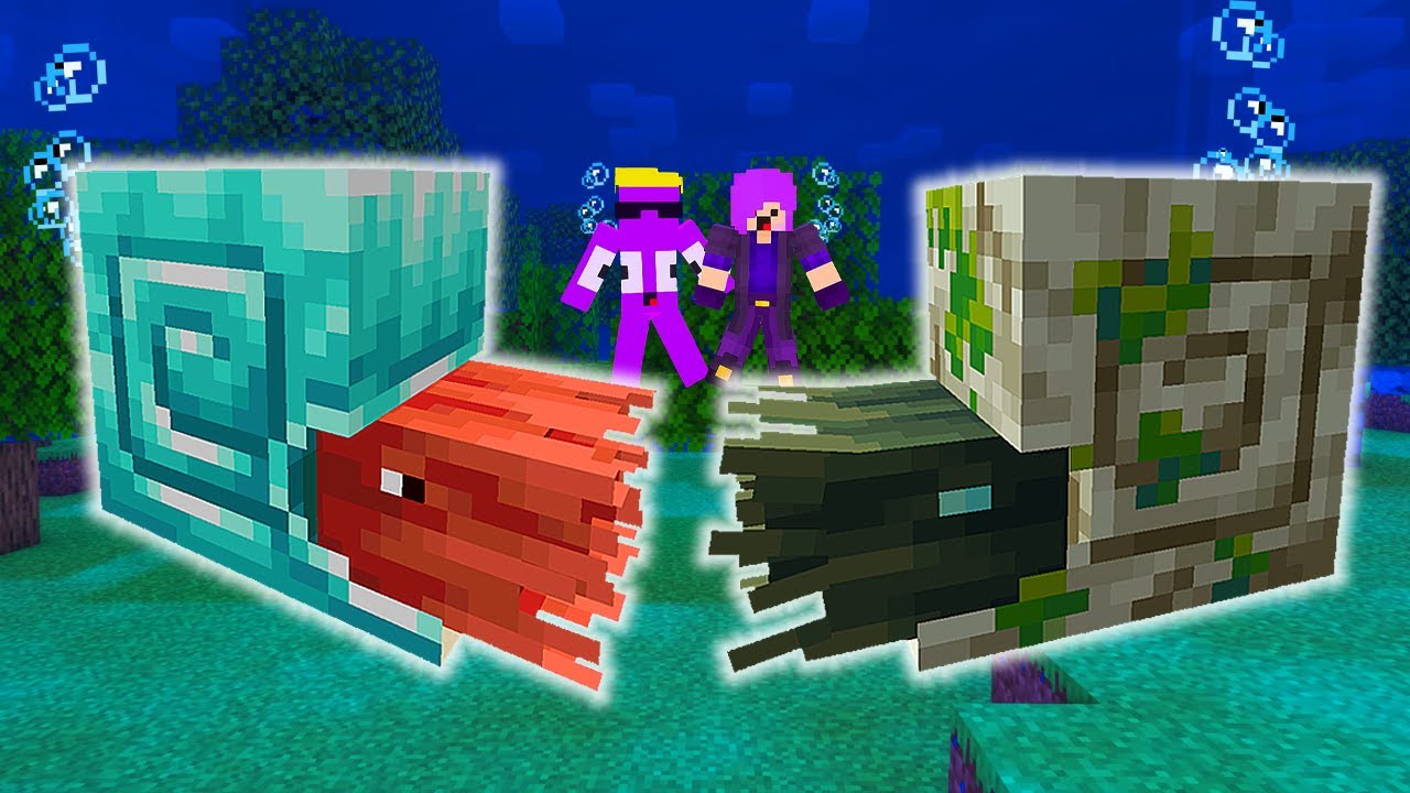 Explorando um MUNDO AQUÁTICO com o NOVO NÁUTILUS do MINECRAFT!!!