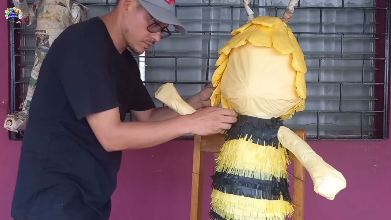 🐝Piñata de Abeja Maya #piñatas #pinata #decoration #decoration #manualidades #empreendedorismo