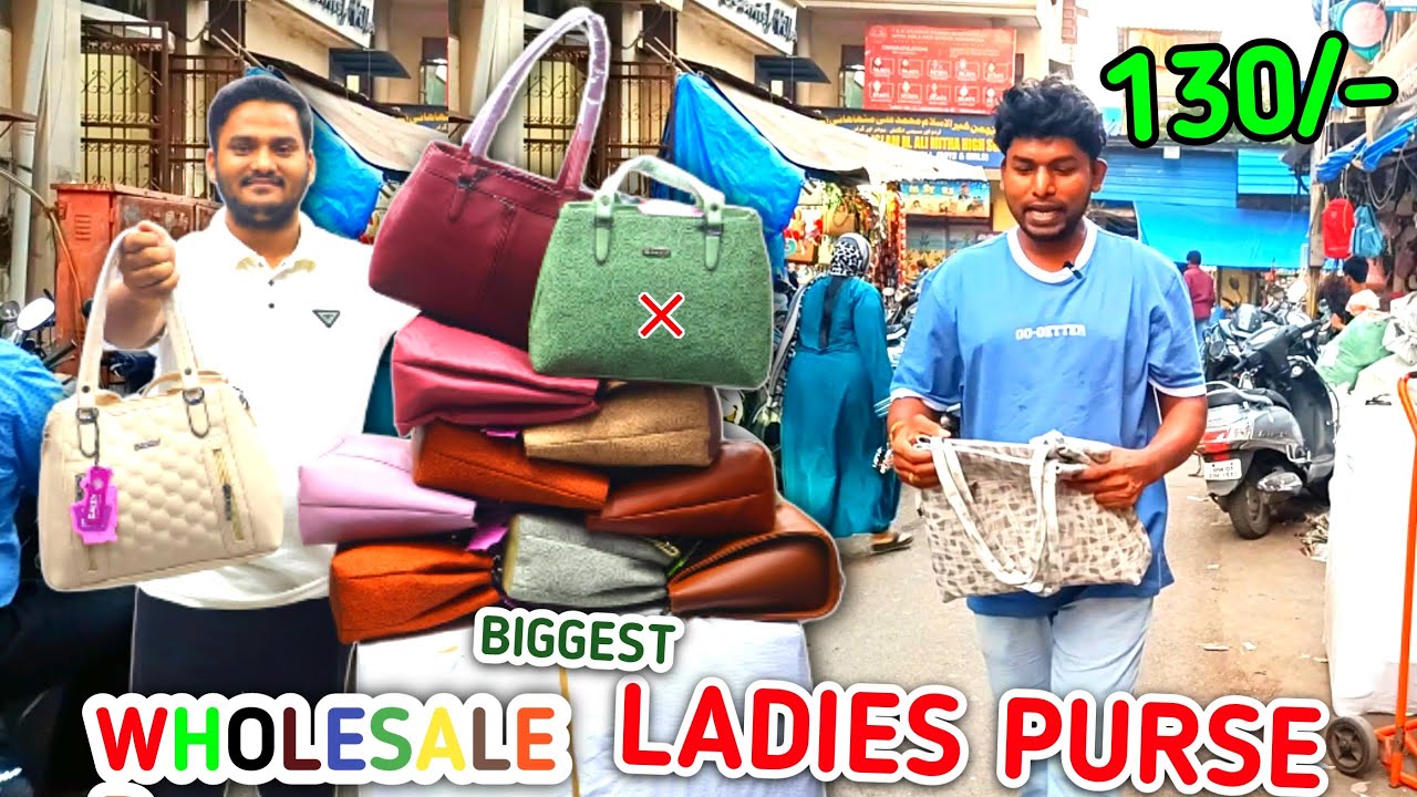 Top Ladies purse wholesale market in mumbai | Bag Wholesale Market in Mumbai | Madanpura Bag Market