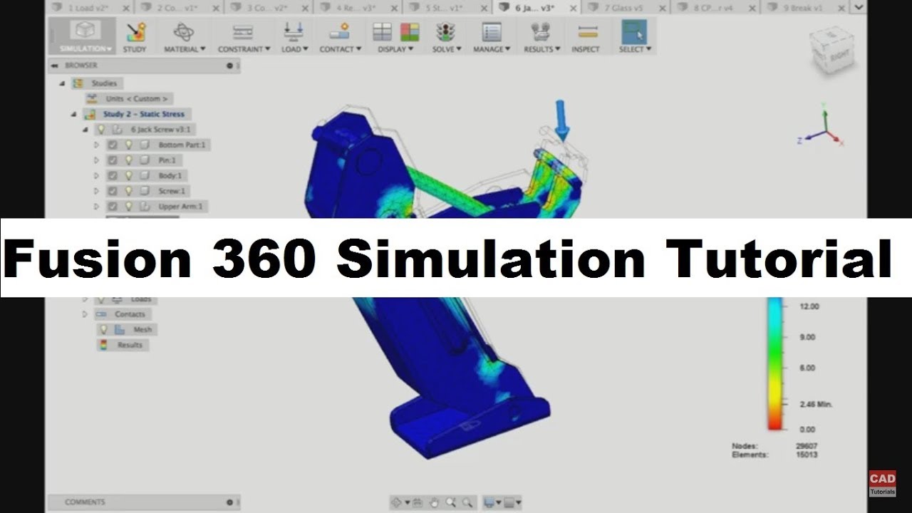 Fusion 360 Simulation Tutorial
