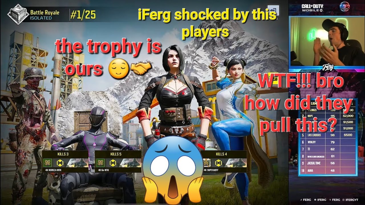 iFerg shocked in his 10,000$ tournament by 4K (4 kings)😳| iFerg tournament | iFerg | iFerg impressed