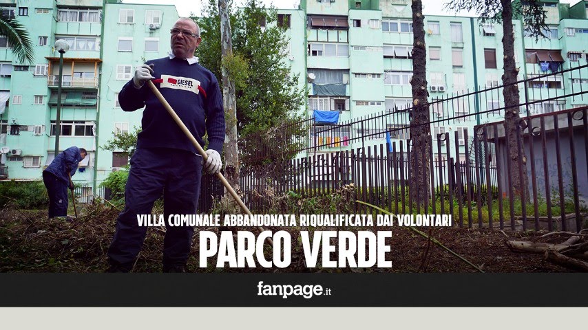 Parco Verde, volontari riqualificano la villa comunale abbandonata