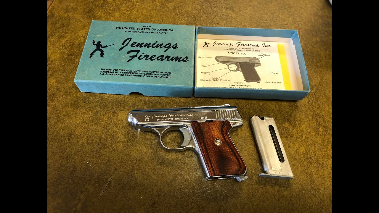 Стрельба из совершенно нового пистолета Jennings J22 Generation 1 — групповая терапия!