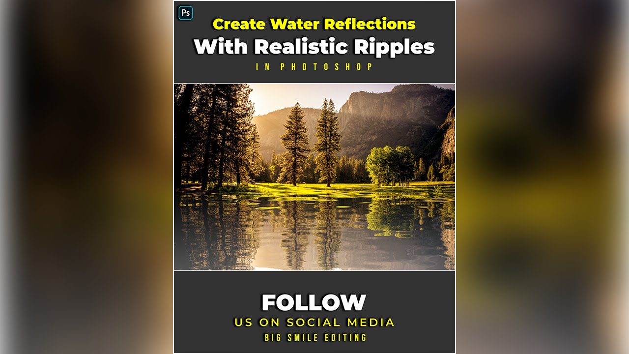 Как создать отражения на воде с реалистичной рябью — урок по Photoshop