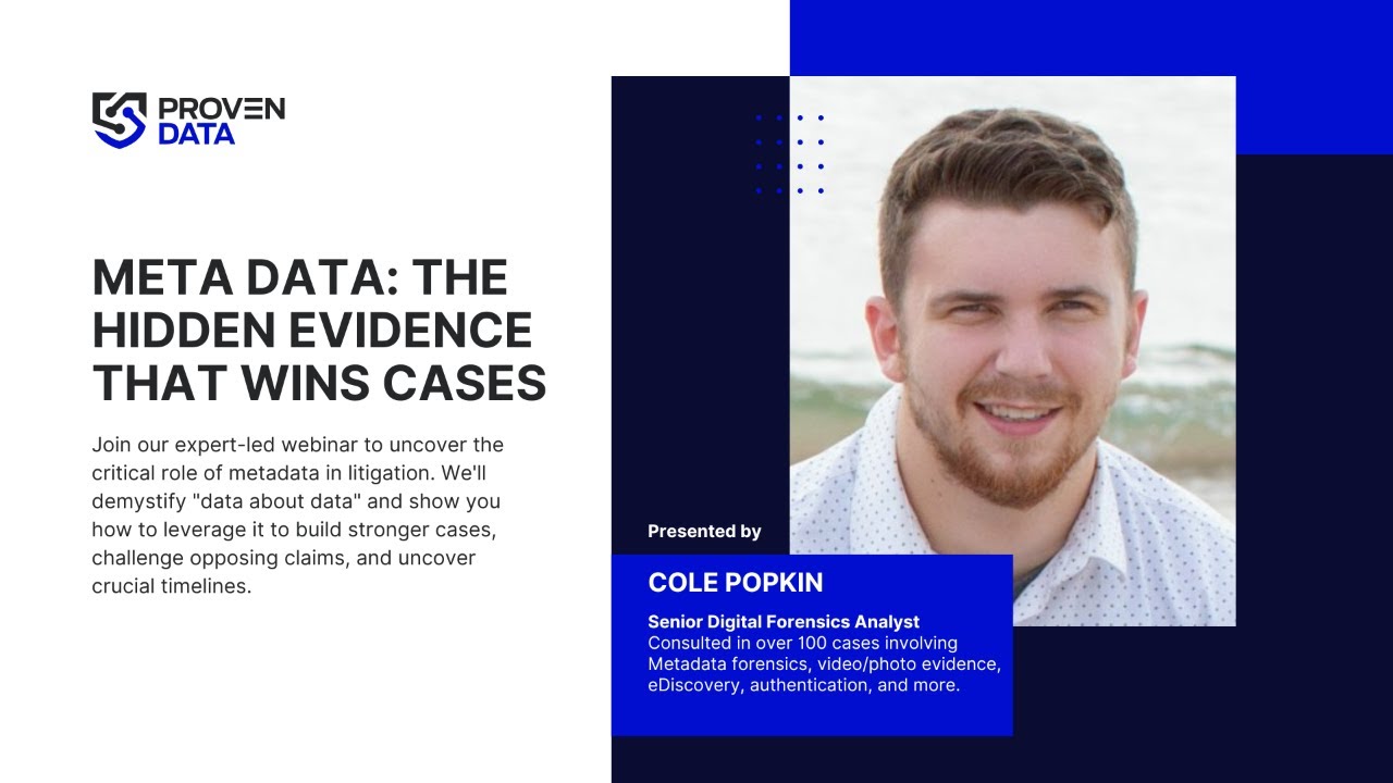 Metadata: The Hidden Evidence That Wins Cases
