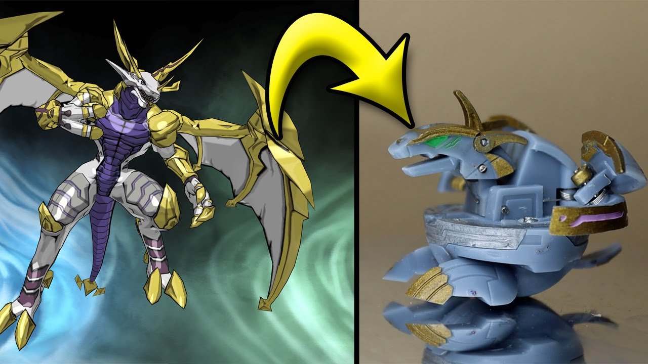 Я сделал работающего Омегу Леонидаса из видеоигры «Бакуган»!