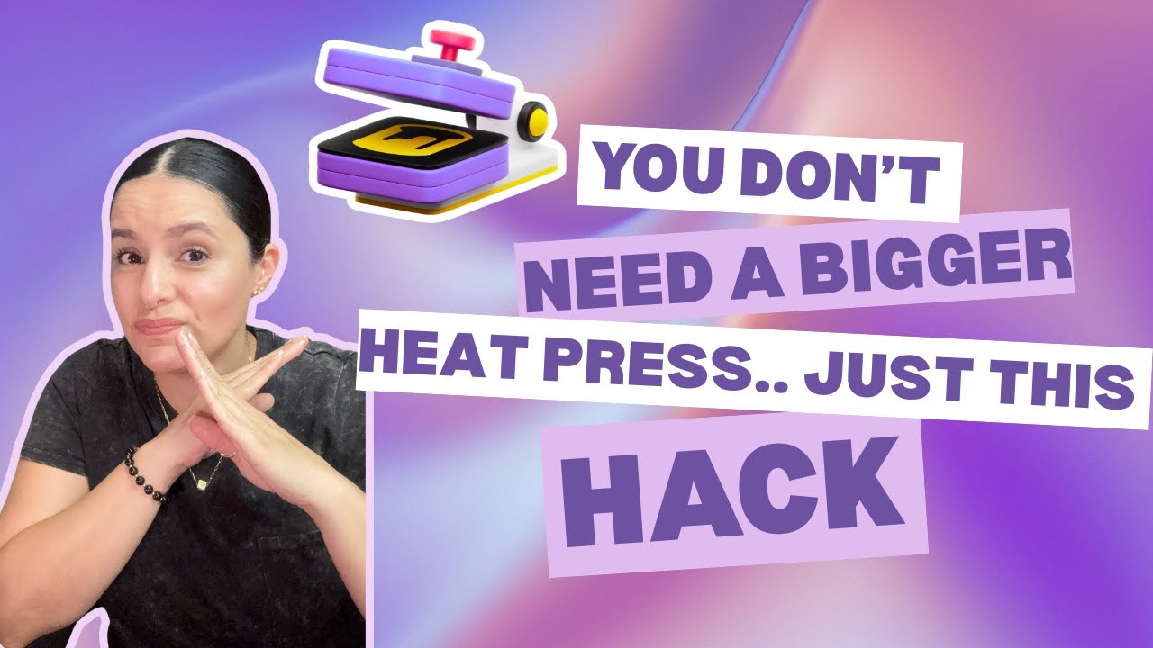 You Don’t Need a Big Heat Press to Sell Big Products