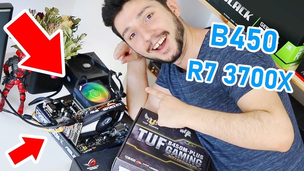 Ucuz B450 Anakart İle Ryzen 7 3700X Kullanmak - Asus B450 Kart İle Şaşırtan Canlı Test