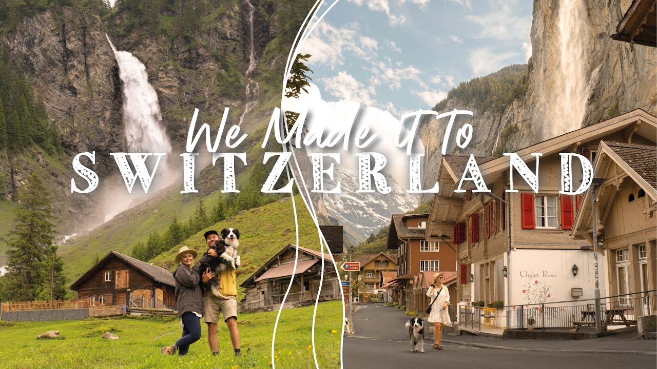 Our First Time in Switzerland 🏔️ Exploring MASSIVE Waterfalls | Van Life Europe