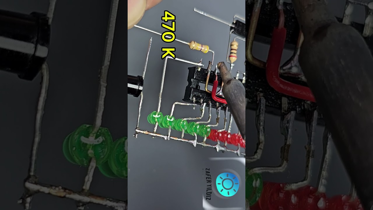 How To Make A New Generation Proximity Sensor Circuit  - Approach Level Indicator   #zaferyildiz