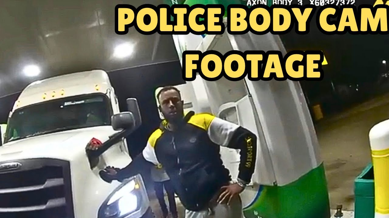 Police Body Cam | Truck Drivers Spill Fuel
