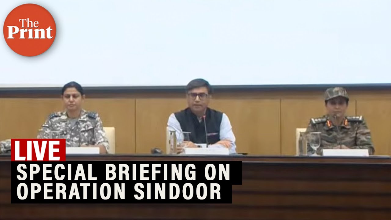 LIVE: Joint Briefing by MEA, Ministry of Defence on Operation Sindoor