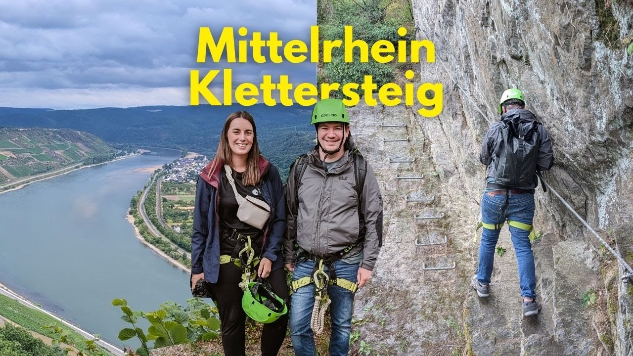 Mittelrhein Klettersteig bei Boppard 🌿 Steiler Aufstieg  & unsere Eindrücke