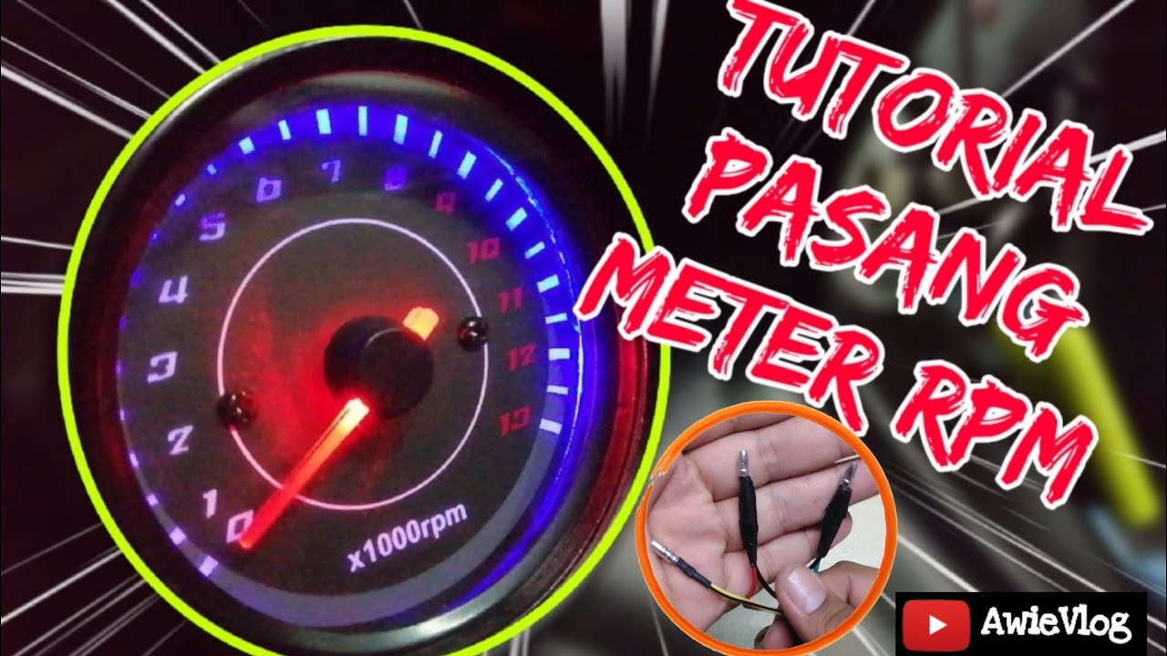 Cara Pasang Meter RPM Motor |LC135 🔥