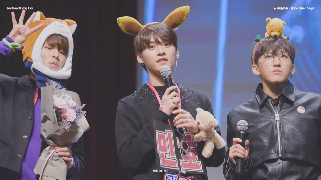 181101 스트레이 키즈 Stray Kids 종로 팬사인회 / '해장국 (Hero's Soup)' (리노 LeeKnow focus)
