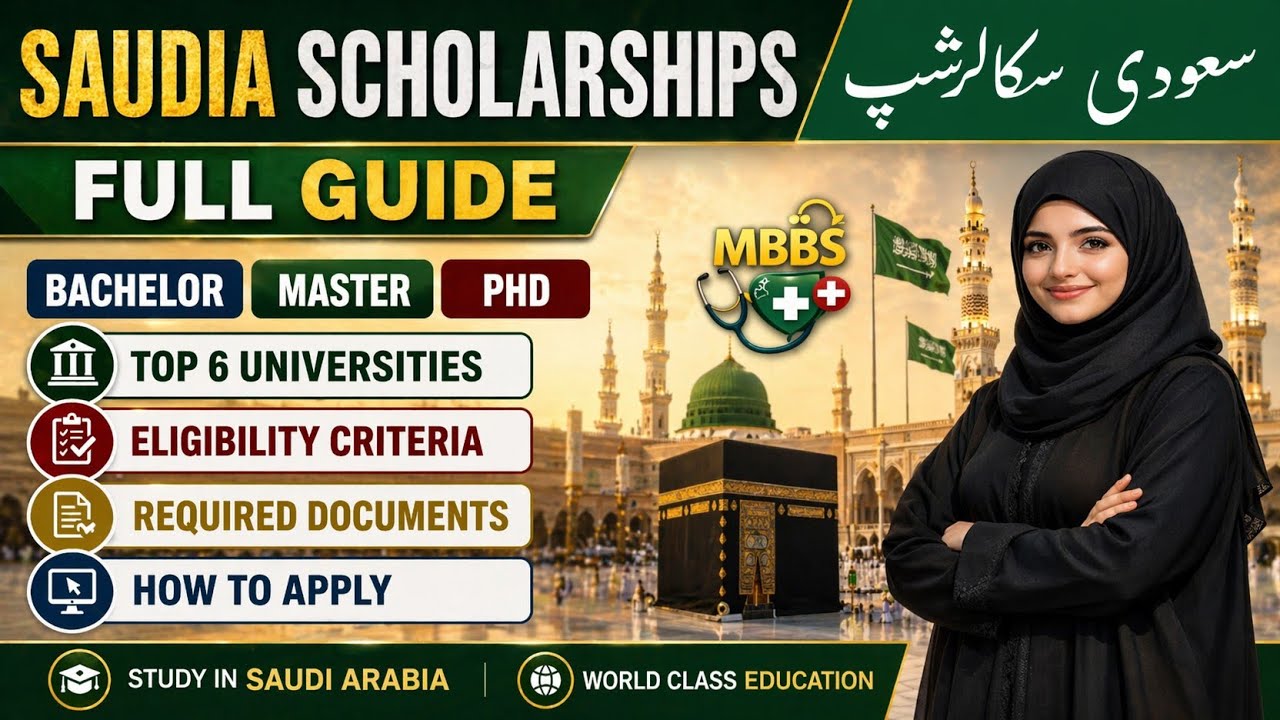 Study in Saudi Arabia for FREE 2026 | Saudi Arabia Fully Funded Scholarship 2026 | Full Guide 