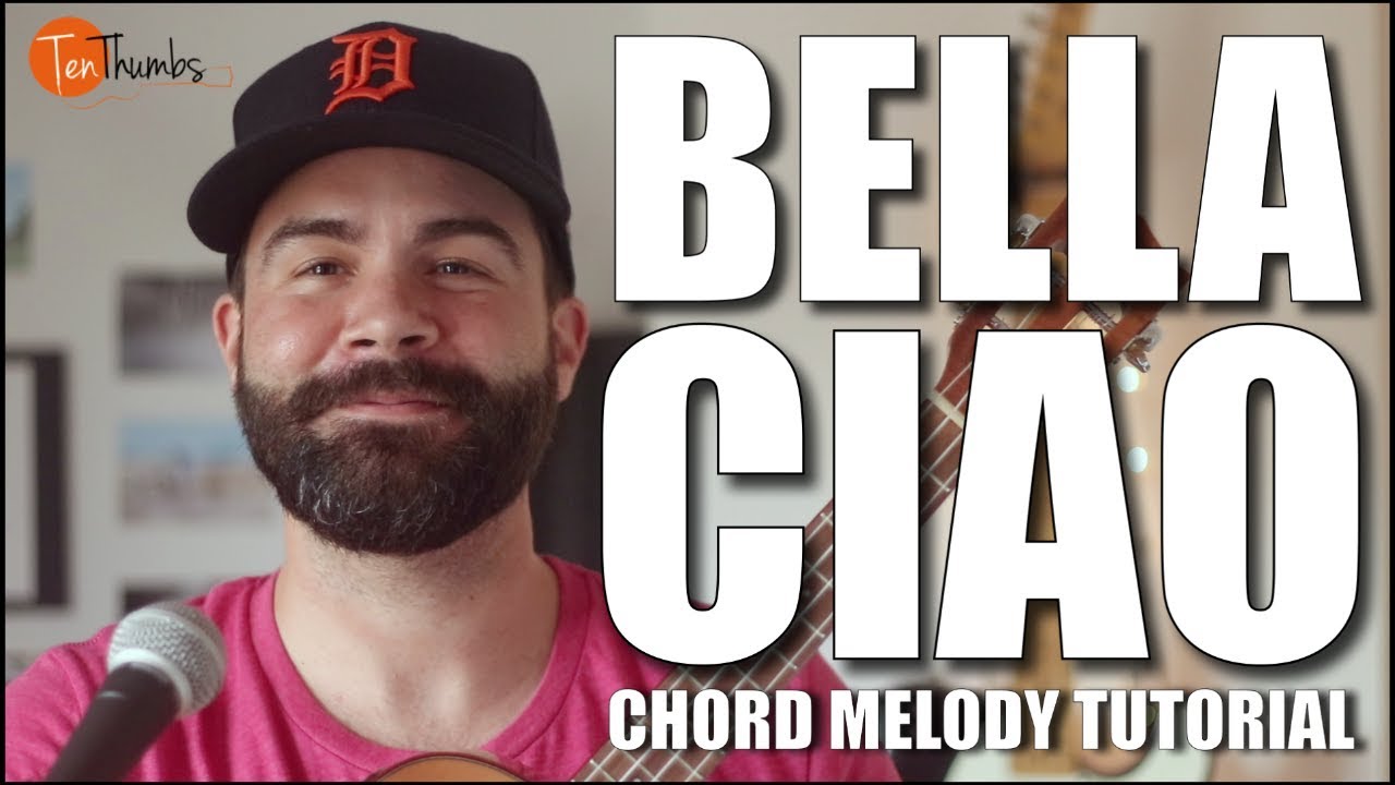 Bella Ciao - Ukulele Tutorial with tabs- Chord Melody - Casa de Papel/Money Heist