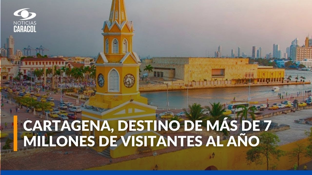 Cartagena recibe más de 7 millones de visitantes al año y se consolida como destino turístico