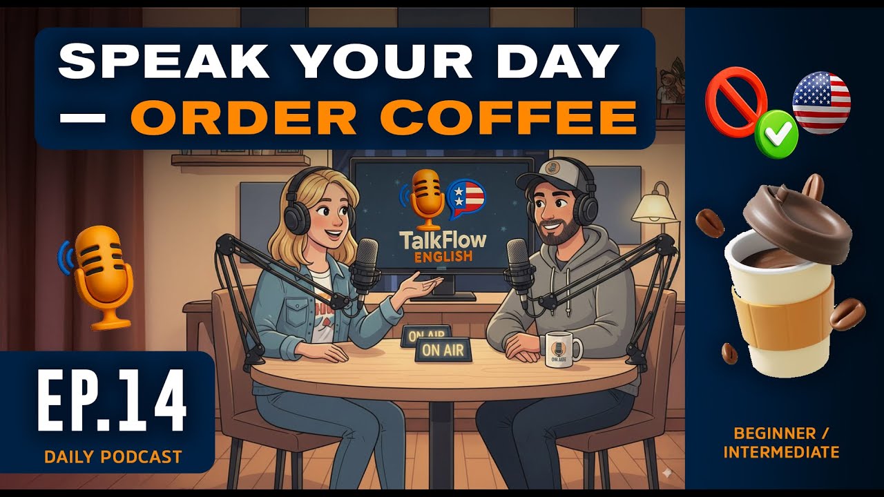 Order Coffee Like a Pro + Small Talk | Talk Flow English