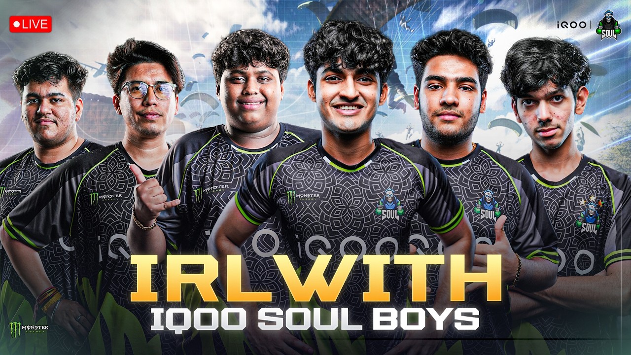 IRL w Team iQOOSouL |  What talk? GoBLiN is Live BGMI!❤️🚀
