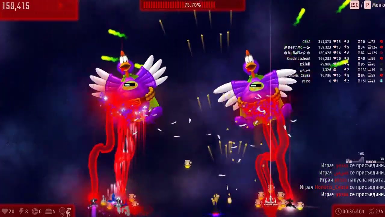 F4 & Friends | #30 | Boss Rush | Chicken Invaders Universe