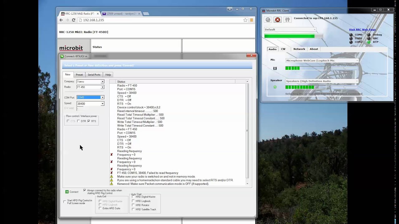 HRD 6 3 0 410 RRC Micro RRC 1258MkII Connection Test00 2016 01 27